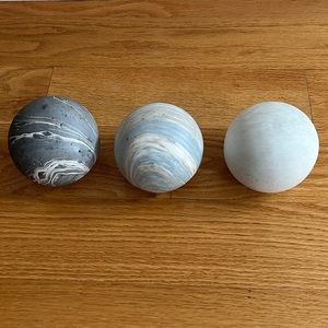 Set of 3 decorative Ceramic Balls